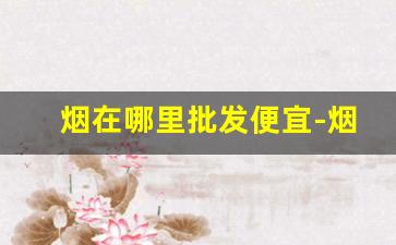 烟在哪里批发便宜-烟批发能便宜多少钱