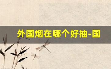 外国烟在哪个好抽-国外的烟为什么不如国内的好抽
