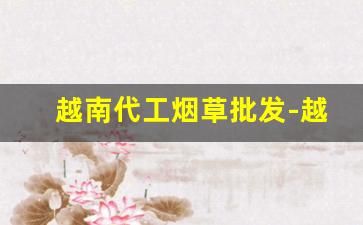 越南代工烟草批发-越南烟批发哪里便宜