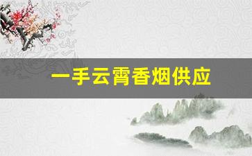 一手云霄香烟供应