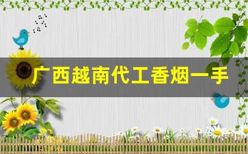 广西越南代工香烟一手批发供货-越南代工香烟有几家